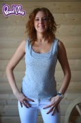 Майка для кормящих «Легкость бытия» (в рубчик) ромашки Proud Mom Майка для кормящих «Легкость бытия» (в рубчик) ромашки Proud Mom