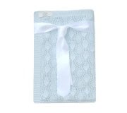 Плед вязанный Perl Small Pure Blue для колясок DustyMiller Плед вязанный Perl Small Pure Blue для колясок DustyMiller