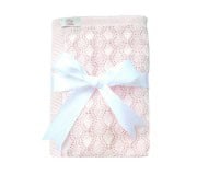 Плед вязанный Perl Small Pure Pink для колясок DustyMiller Плед вязанный Perl Small Pure Pink для колясок DustyMiller