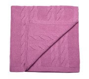 Плед вязанный Trenza цвет Violet в подарочной коробке DustyMiller Плед вязанный Trenza цвет Violet в подарочной коробке DustyMiller