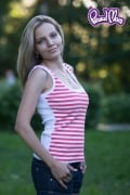 Майка для кормящих «Легкость бытия» коралловая полоска, Proud Mom Майка для кормящих «Легкость бытия» коралловая полоска, Proud Mom