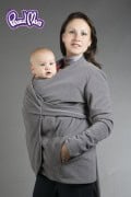 Пальто 3 в 1 *Диалог* ТМ *Proud Mom* флисовое серого цвета Пальто 3 в 1 *Диалог* ТМ *Proud Mom* флисовое серого цвета