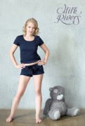 Шортики для беременных и родивших Milk Rivers темно-синие Шортики для беременных и родивших Milk Rivers темно-синие