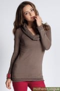 Свитер для кормящих Open-Stitch Cowlneck, бежевый (Gingersnap) Арт.: 202-909 Свитер для кормящих Open-Stitch Cowlneck, бежевый (Gingersnap) Арт.: 202-909